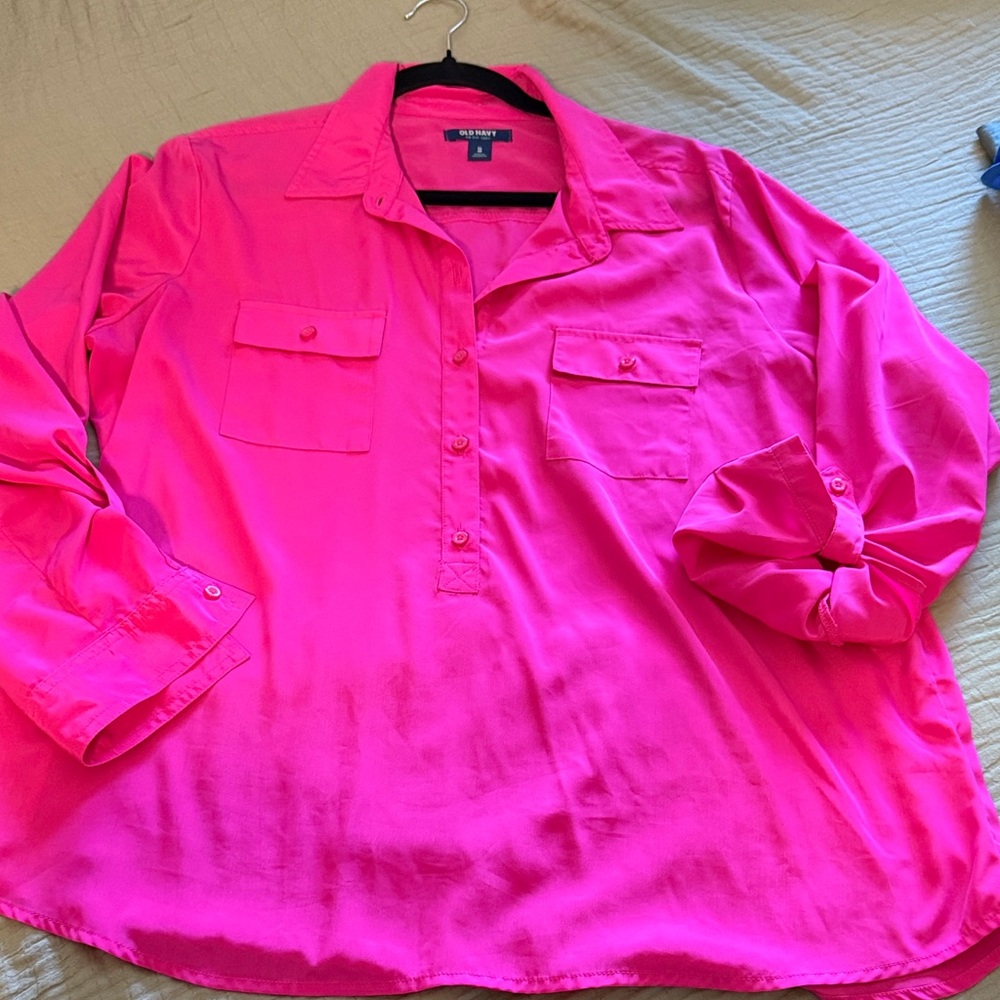 Old Navy Women's Pink Blouse